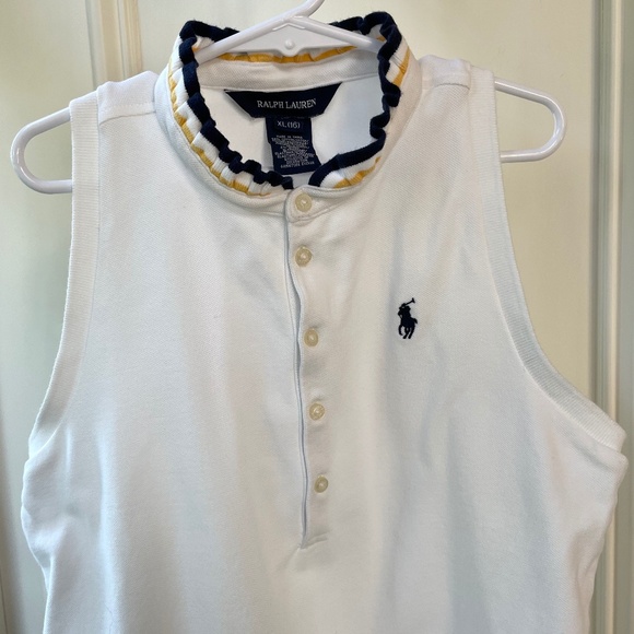 Ralph Lauren Other - Ralph Lauren Girls Ruffle Collar Tank